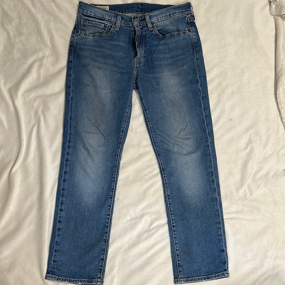 Levi's Men's Straight Jeans - Blue Faded Wash
